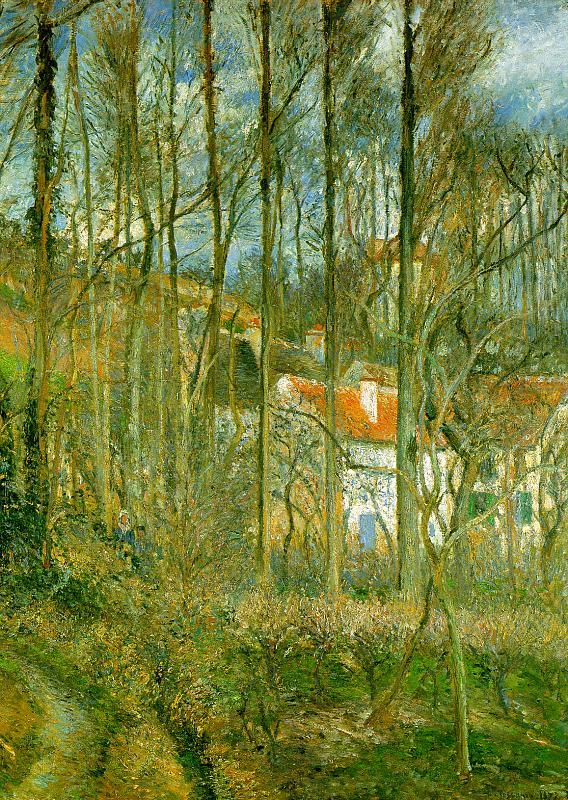 Camille Pissaro La Cote des Boeufs, The Hermitage oil painting picture